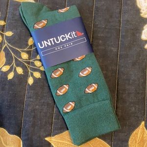 NWT UNTUCKit Football Socks